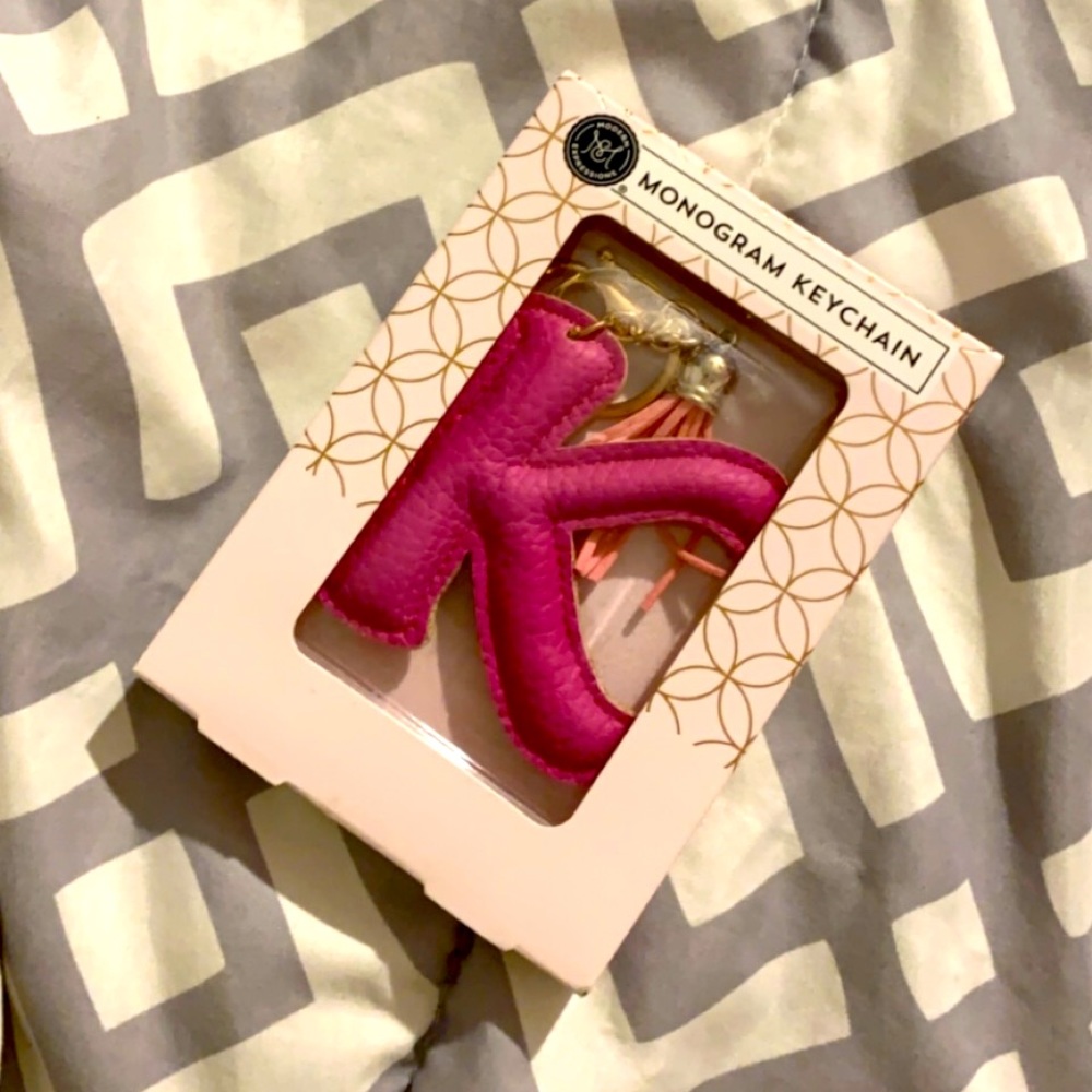 brand new “K” Monogram Key chain